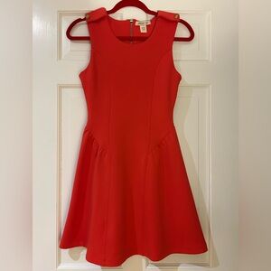 Arden B Bold Red Sleeveless Mini Dress